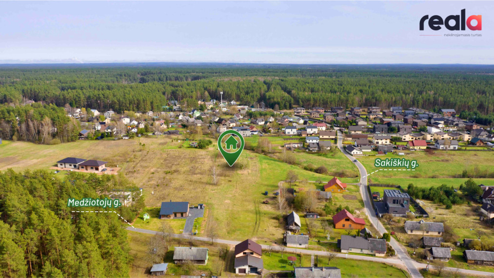Parduodamas sklypas Sakiškių k., 15.11 a ploto 5