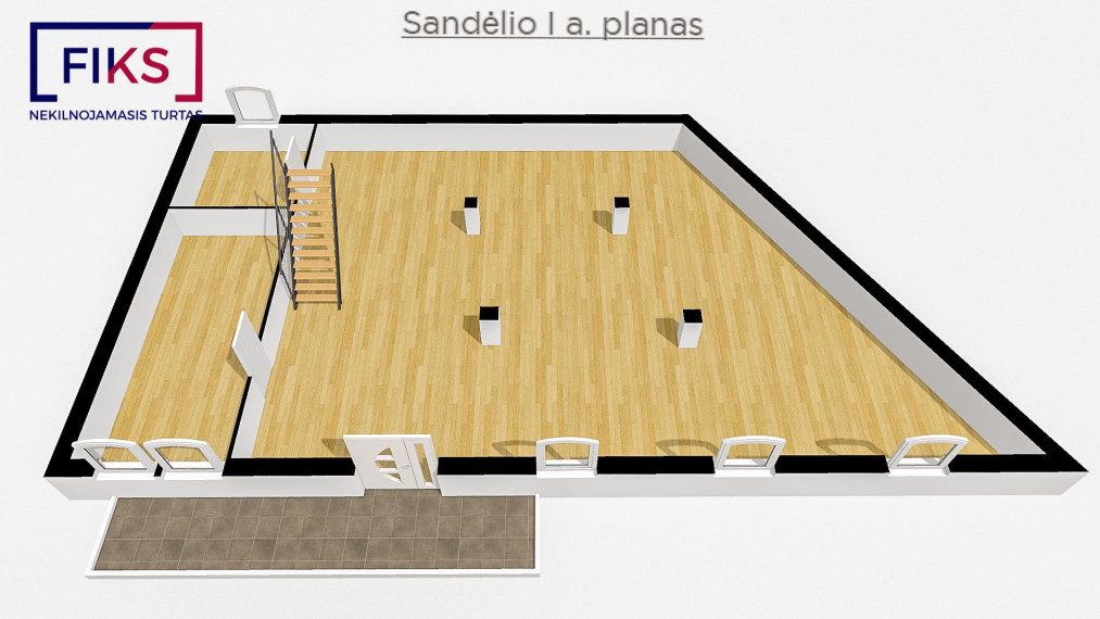 Parduodamos patalpos Žuvų g., Šilutės m., Šilutės r. sav., 311.3 m² ploto 15