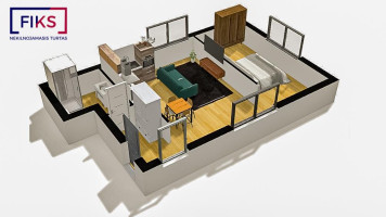 Parduodamas butas Gražinos g., Žaliakalnis, Kauno m., Kauno m. sav., 42.42 m² ploto 2 kambariai 20