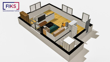 Parduodamas butas Gražinos g., Žaliakalnis, Kauno m., Kauno m. sav., 42.42 m² ploto 2 kambariai 21