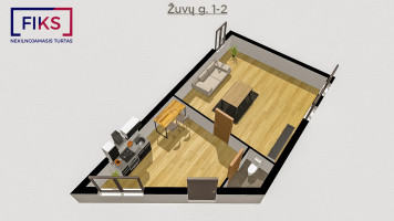 Parduodamas butas Žuvų g., Šilutės m., Šilutės r. sav., 30.00 m² ploto 1 kambarys 21