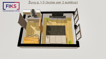 Parduodamas butas Žuvų g., Šilutės m., Šilutės r. sav., 30.00 m² ploto 1 kambarys 22