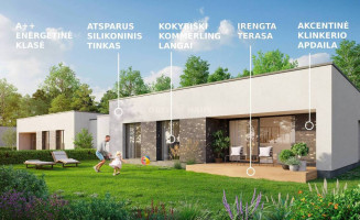 Parduodamas namas Žilvičio g. , Nemėžio k., Vilniaus r. sav., 115 m2 ploto, 1 aukštai 4