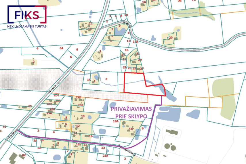 Parduodamas sklypas Žaunieriškių k., Alytaus r. sav., 160 a ploto 9