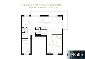Parduodamas butas Verkių g., Jeruzalė, Vilniaus m., Vilniaus m. sav., 130.59 m2 ploto, 4 kambariai 20