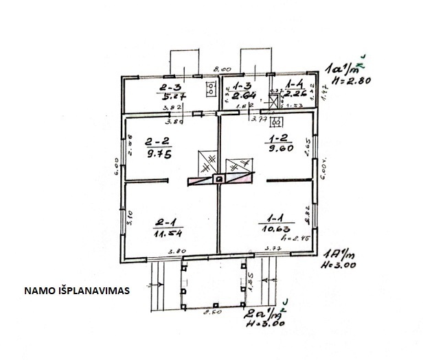 Parduodamas namas Taikos g., Anykščiuose, 51.69 kv.m ploto 21