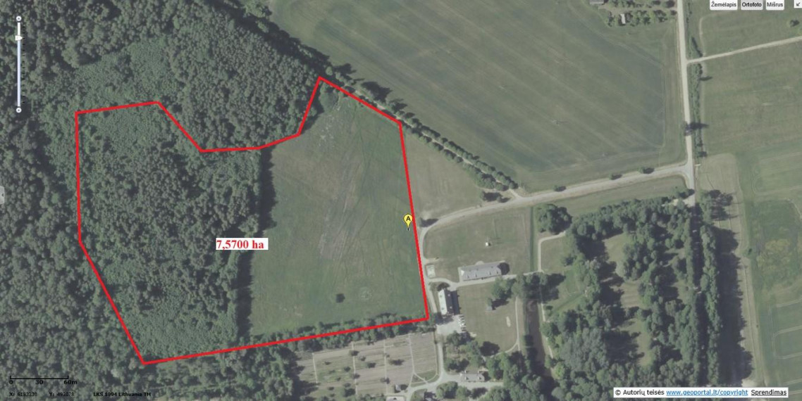 Parduodamas sklypas Burbiškio k., Radviliškio r. sav., 757.00 a ploto 5