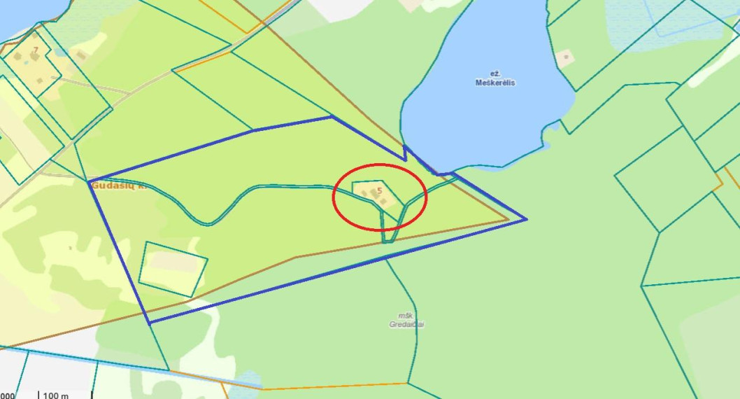 Parduodamas namas Gudašių k., Trakų r. sav., 750.00 m² ploto 5 kambariai 35