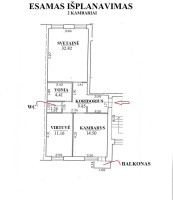 Parduodamas butas Rugių g., Jeruzalė, Vilniaus m., Vilniaus m. sav., 61.00 m² ploto 3 kambariai 7