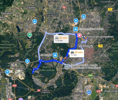 Parduodamas butas Šarmos g., Lazdynėliai, Vilniaus m., Vilniaus m. sav., 43.64 m2 ploto, 1 kambariai 36