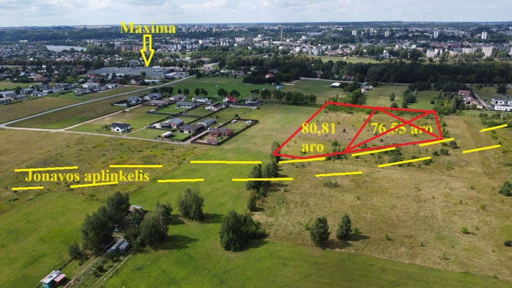 Parduodamas sklypas Spanėnų k., Jonavos r. sav., 80.81 a ploto 1