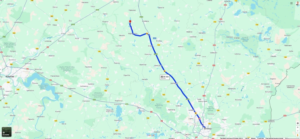 Parduodamas  sklypas Širvintų r. sav., Špokiškio k., Ežero, 440 a ploto 20