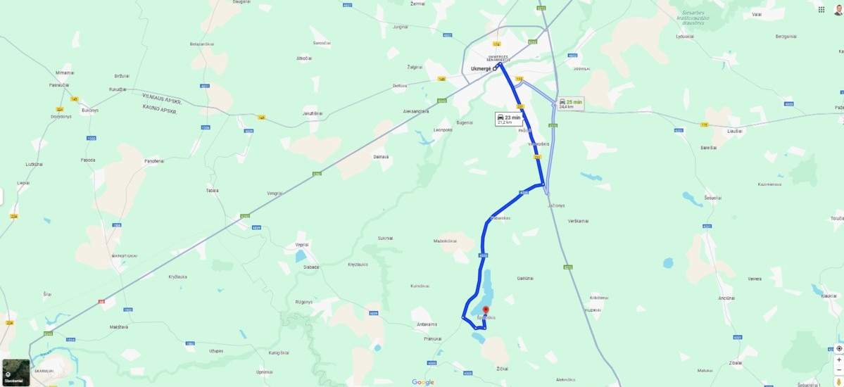 Parduodamas  sklypas Širvintų r. sav., Špokiškio k., Ežero, 440 a ploto 21