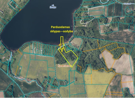 Parduodamas  sklypas Širvintų r. sav., Špokiškio k., Ežero, 440 a ploto
