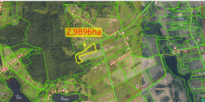 Parduodamas  sklypas Miglinų k., Trakų r. sav., 298.96 a ploto 3