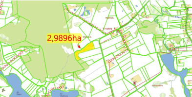 Parduodamas  sklypas Miglinų k., Trakų r. sav., 298.96 a ploto 5