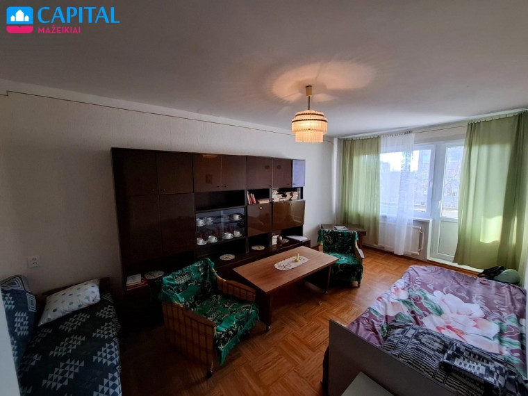 Parduodamas butas Tylioji g., Mažeikių m., Mažeikių r. sav., 36.47 m2 ploto, 1 kambariai 1