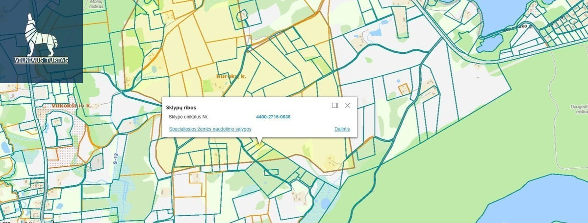 Parduodamas  sklypas Trakų r. sav., Burokų k., Bijūnų k.v, 40 a ploto 2