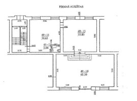 Nuomojamos administracinės, paslaugų, prekybos patalpos Gedimino pr., Centras, Vilniaus m., Vilniaus m. sav., 133.57 m2 ploto 11