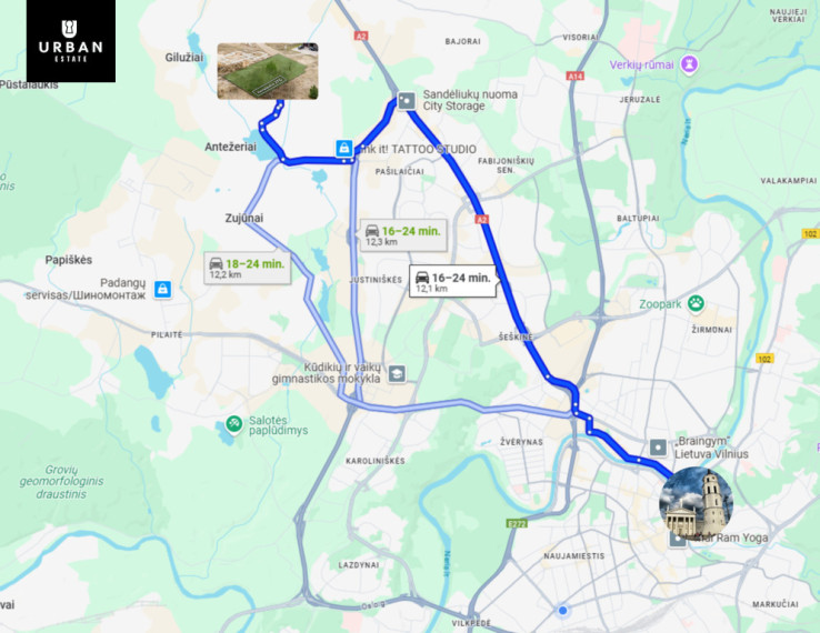 Parduodamas sklypas Varnalaukio g., Tarandėje, Vilniuje, 8.89 a ploto 17