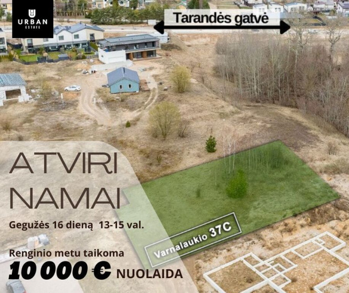 Parduodamas sklypas Varnalaukio g., Tarandėje, Vilniuje, 8.89 a ploto 2