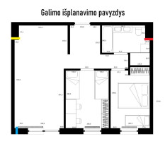 Parduodamas butas Pulko g., Žirmūnai, Vilniaus m., Vilniaus m. sav., 59.27 m2 ploto, 3 kambariai 20