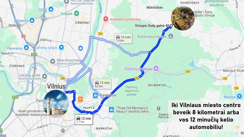Parduodamas kitos paskirties sklypas Viršupio Sodų g., Antakalnis, Vilniaus m., Vilniaus m. sav., 9.01 a ploto 16