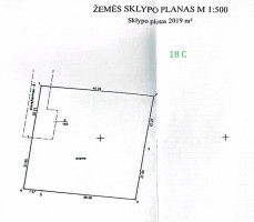 Parduodamas namų valdos paskirties sklypas Draugų g., Bendorių k., Vilniaus r. sav., 20 a ploto 5