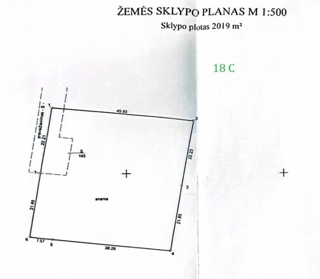 Parduodamas namų valdos paskirties sklypas Draugų g., Bendorių k., Vilniaus r. sav., 20 a ploto 5