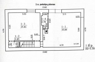 Nuomojamos administracinės patalpos Panerių g., Vilijampolė, Kauno m., Kauno m. sav., 133.45 m2 ploto 12