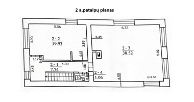 Nuomojamos administracinės patalpos Panerių g., Vilijampolė, Kauno m., Kauno m. sav., 133.45 m2 ploto 13
