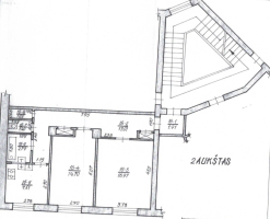 Parduodamas butas Pamėnkalnio g., Naujamiestis, Vilniaus m., Vilniaus m. sav., 59.34 m2 ploto, 2 kambariai 15