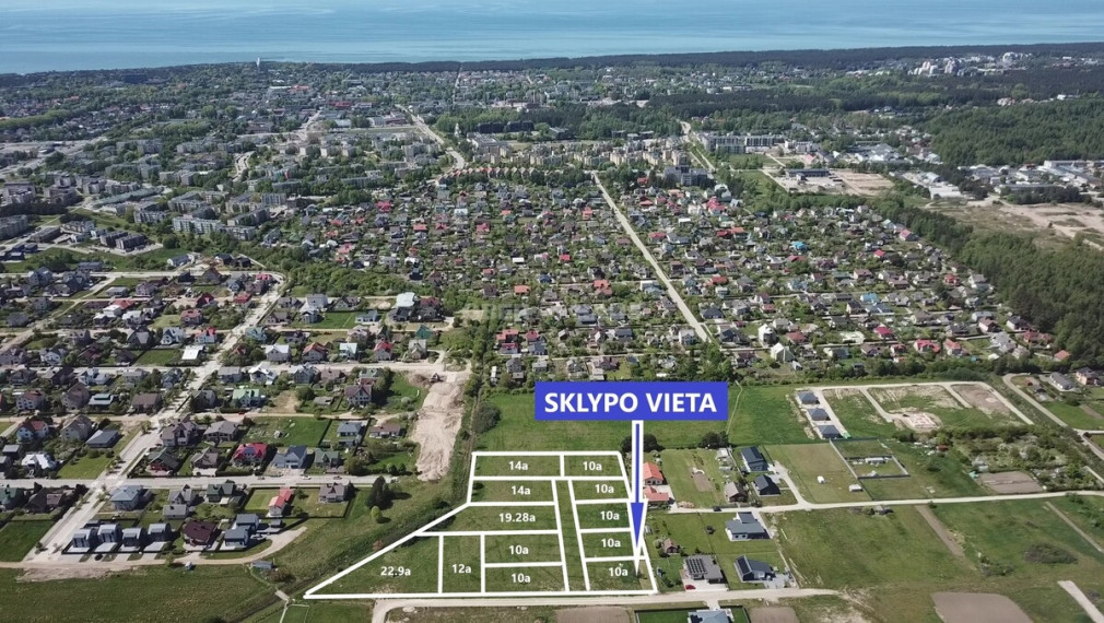 Parduodamas namų valdos paskirties sklypas Didžioji g., Palangos m. sav., 10 a ploto 2