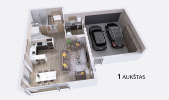 Parduodamas namas Senasis Ukmergės kelias, Mažosios Riešės vs., Vilniaus r. sav., 161 m2 ploto, 2 aukštai 18