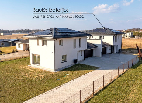 Parduodamas namas Senasis Ukmergės kelias, Mažosios Riešės vs., Vilniaus r. sav., 161 m2 ploto, 2 aukštai