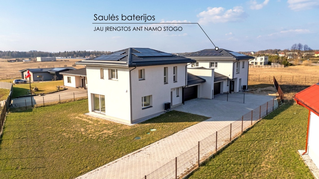 Parduodamas namas Senasis Ukmergės kelias, Mažosios Riešės vs., Vilniaus r. sav., 161 m2 ploto, 2 aukštai 1