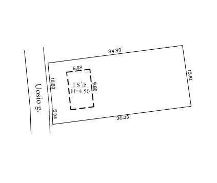 Parduodamas namas Kauno r. sav., Laumėnų k., Uosių , 49.74 m2 ploto, 1 aukštai 4