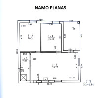Parduodamas namas Vilniaus g., Rukainių k., Vilniaus r. sav., 78.09 m2 ploto, 1 aukštai 32