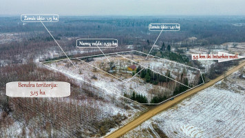 Parduodamas namas Kačiūniškių k., Molėtų r. sav., 87 m² ploto 3 kambariai 5