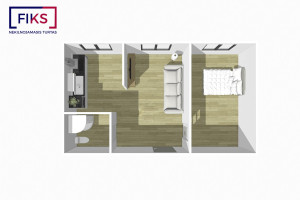 Parduodamas butas Klevų g., Balbieriškio mstl., Prienų r. sav., 49.5 m² ploto 2 kambariai 10