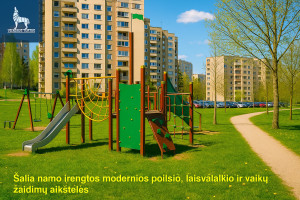 Parduodamas butas P. Žadeikos g., Fabijoniškės, Vilniaus m., Vilniaus m. sav., 90.17 m2 ploto, 4 kambariai 8