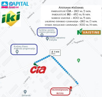 Nuomojamas butas V. Kudirkos g., Kuršėnų m., Šiaulių r. sav., 30.48 m2 ploto, 1 kambariai 10