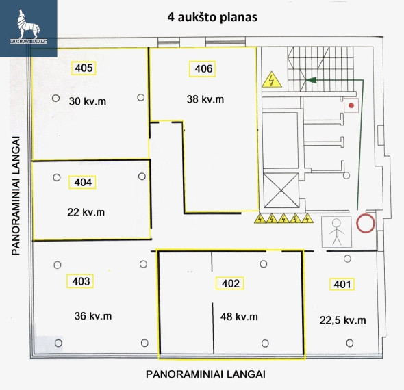 Nuomojamos administracinės, sandėliavimo patalpos Tarandės g., Pašilaičiai, Vilniaus m., Vilniaus m. sav., 30 m2 ploto 2