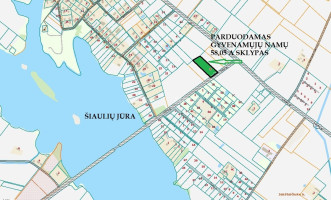 Parduodamas namų valdos paskirties sklypas Tilto g., Sauginių k., Šiaulių r. sav., 58.05 a ploto 1