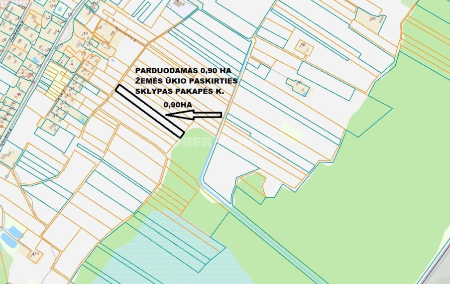 Parduodamas žemės ūkio paskirties sklypas Pakapės k., Šiaulių r. sav., 245 a ploto 5
