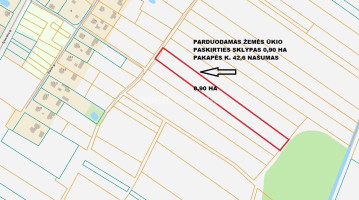 Parduodamas žemės ūkio paskirties sklypas Pakapės k., Šiaulių r. sav., 245 a ploto 6