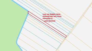 Parduodamas žemės ūkio paskirties sklypas Pakapės k., Šiaulių r. sav., 245 a ploto 9