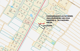 Parduodamas žemės ūkio paskirties sklypas Pakapės k., Šiaulių r. sav., 245 a ploto 16