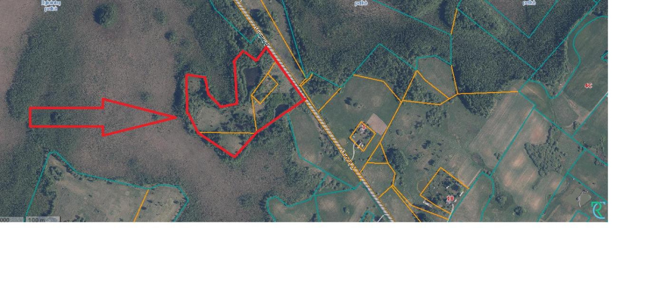 Parduodamas sklypas Dugnų g., Ilgininkų k., Varėnos r. sav., 450.00 a ploto 17