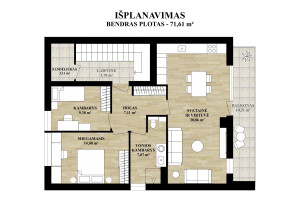Parduodamas butas Žirgo g., Antakalnis, Vilniaus m., Vilniaus m. sav., 72 m2 ploto, 3 kambariai 18